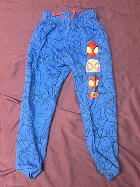 Marvel Blue Kids Apparel with Red Logo Detail